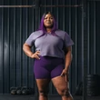 Aspire crop top (levendula)