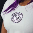 Aspire crop top (tört fehér)
