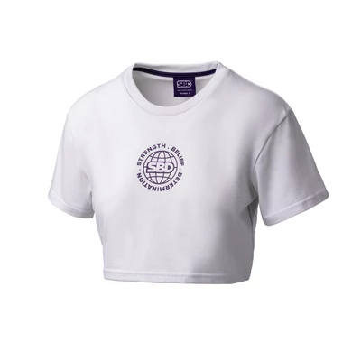Aspire crop top (tört fehér)