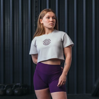 Aspire crop top (tört fehér)