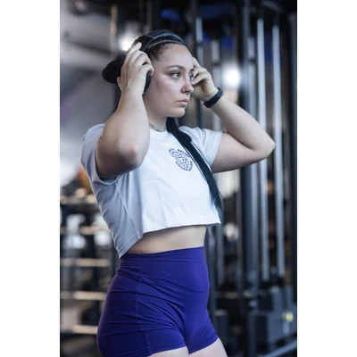 Aspire crop top (tört fehér)