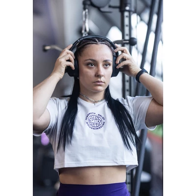 Aspire crop top (tört fehér)